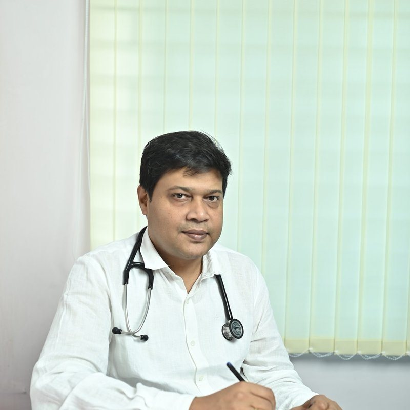 Portrait of Dr Soumya Ghosh, MD (General Medicine), Cooch Behar, from an earlier year